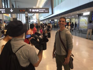 Mat Herman (right), becoming a star