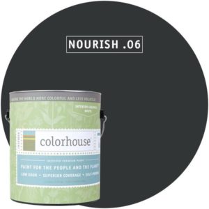 Paint can on white background