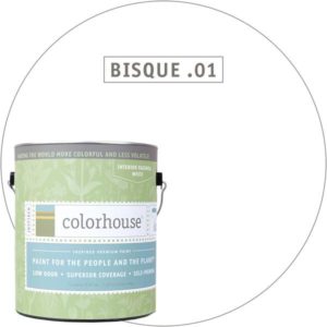 Paint can on white background