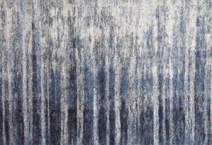 abstract trees blue rug